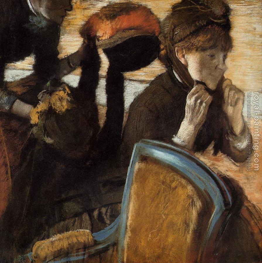 Edgar Degas : At the Milliner's III Edgar Degas : At the Milliner's III